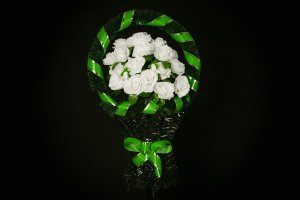 Средняя корзина цветов